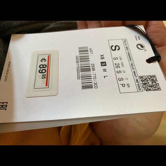 Zara Limited Edition Mustard Halter Maxi Dress - Picture 4 of 4